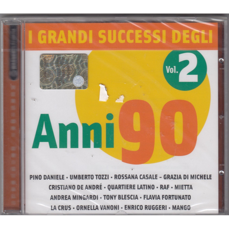 90 V.2 I GRANDI SUCCESSI DEGLI ANNI '90 VOL. 2