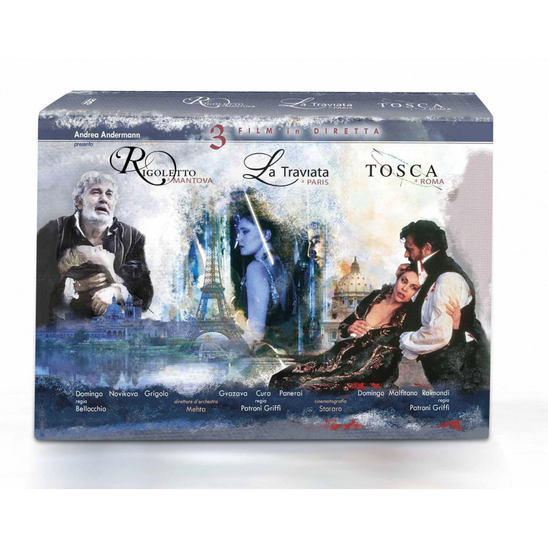 VIA DELLA MUSICA (LA) (CE) (4 DVD+LIBRO) RIGOLETTO+TRAVIATA+TOSCA NEI LUOGHI