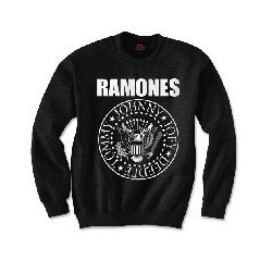 RAMONES PRESIDENTIAL SEAL MENS BLK SWEATSHIRT: LARGE