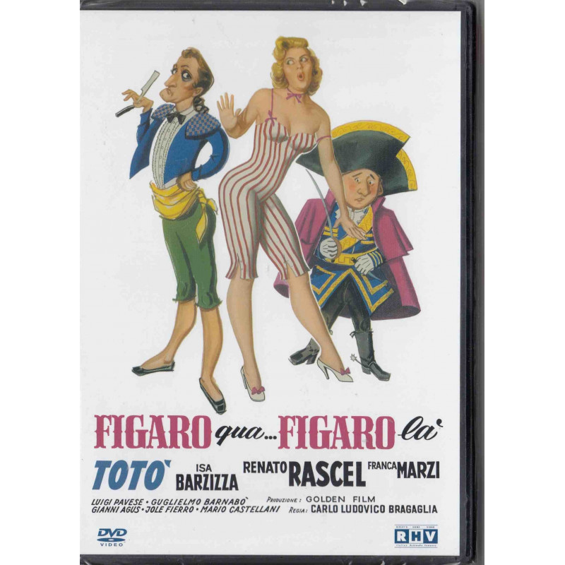TOTO' FIGARO QUA...FIGARO LA' FILM - COMICO/COMMEDIA (ITA1950) CARLO LUDOVICO BRAGAGLIA T