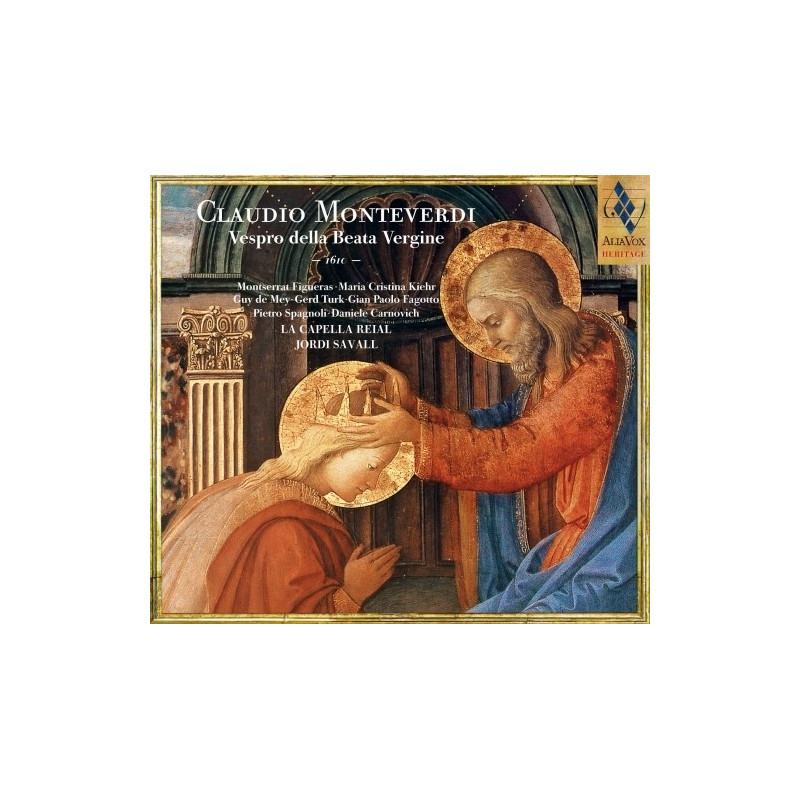 VESPRO DELLA BEATA VERGINE     LA CAPELLA REIAL, J.SAVALL, M.FIGUERAS, C.KIER
