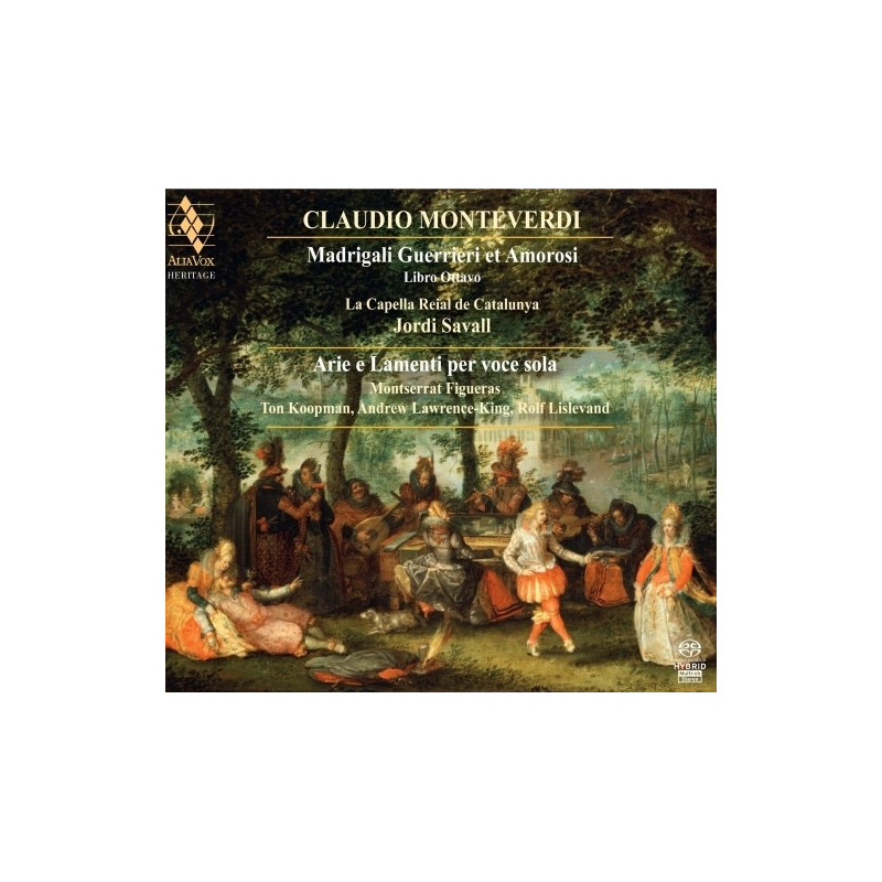 ARIE E LAMENTI, MADRIGALI GUERRIERI E AMOROSI     CAPELLA REIAL DE CATALUNYA, HESPERION XX