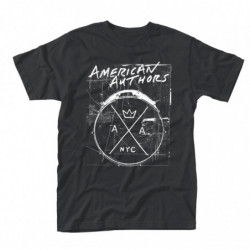 AMERICAN AUTHORS - DRUMS (T-SHIRT UNISEX TG. S)