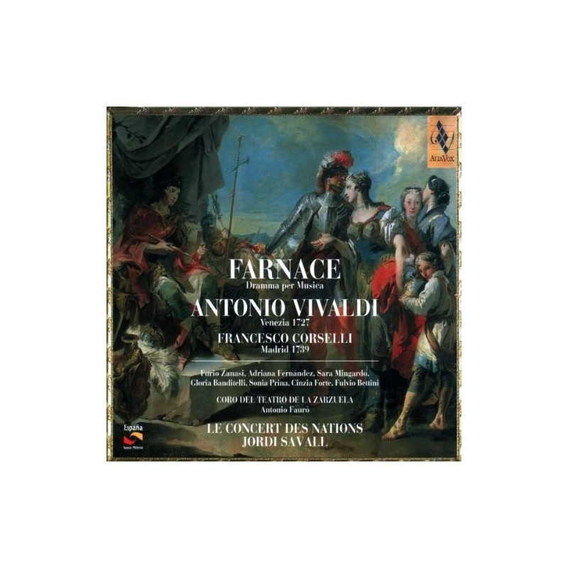 FARNACE  SAVALL JORDI DIR   FURIO ZANASI, BARÝTONO (FARNACE) - SARA MINGARDO, C