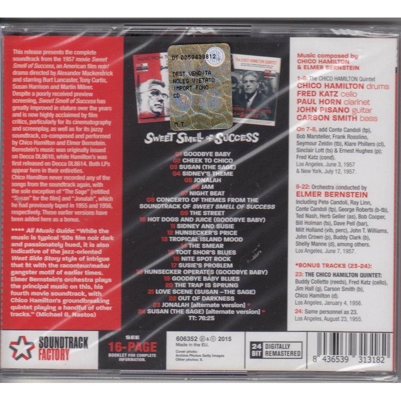 SWEET SMELL OF SUCCESS (OST)