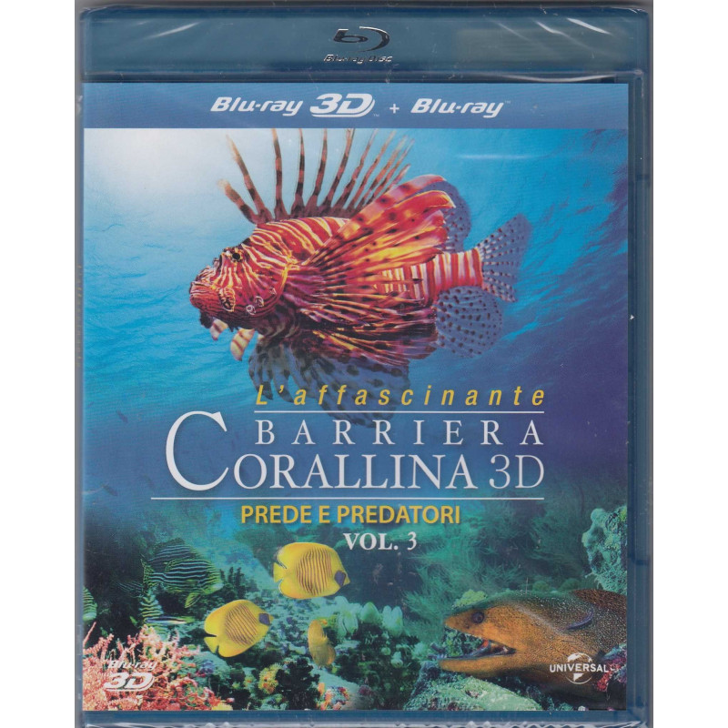 L'AFFASCINANTE BARRIERA CORALLINA 3D MISTERIOSI MONDI SOMMERSI (BLURAY3D+BLURAY2D)