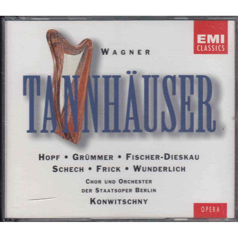 TANNHAUSER (OPERA COMPLETA) KONWITSCHNY FISCHER DIESKAU