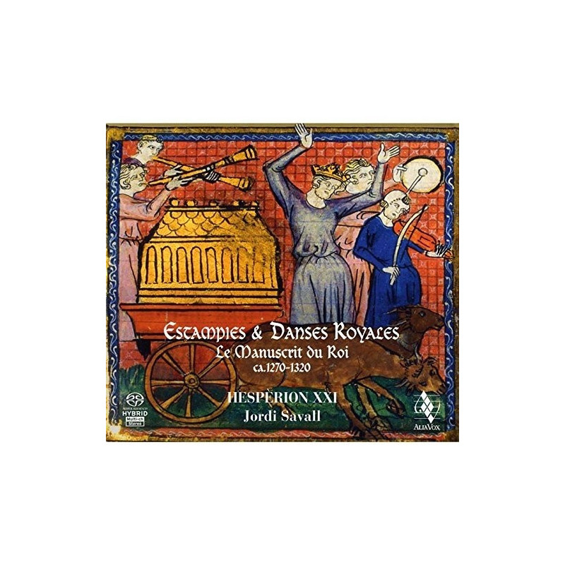 ESTAMPIE & DANSES ROYALES : LE MANUSCRITDU ROI 1270-1320  SAVALL JORDI  GAMBA HESPERION XX