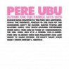 ELITISM FOR THE PEOPLE PERE UBU 1975-78
