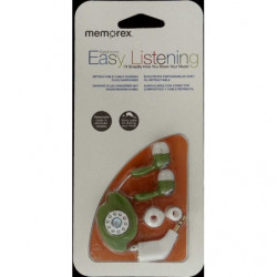 IE 300 GREEN STEREO IN EAR HEADPHONES MEMOREX