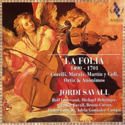 LA FOLIA 1490-1701  SAVALL...