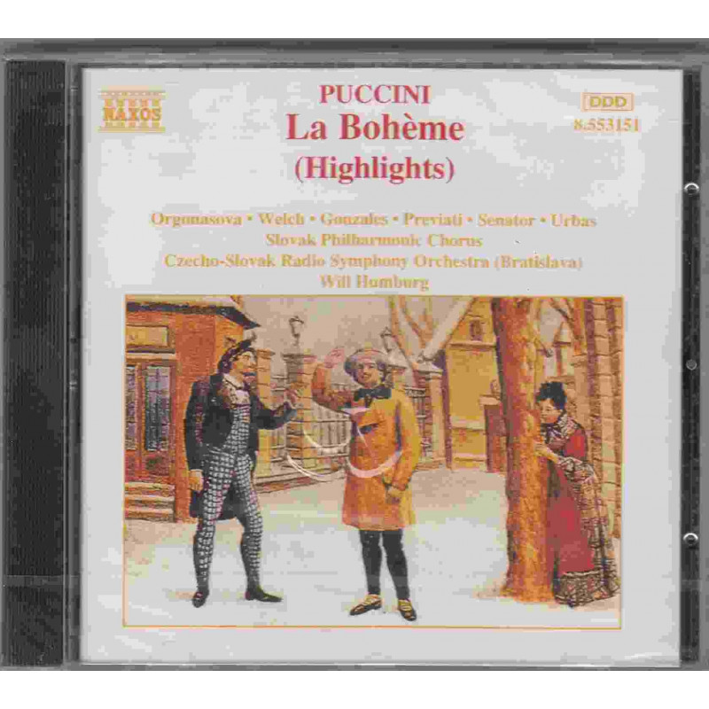 LA BOHEME (ESTRATTI) $ ORGONASOVA, WELCH