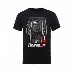 FRIDAY THE 13TH BLOODY POSTER TS