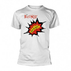 BUSINESS, THE SMASH THE DISCOS (WHITE) TS