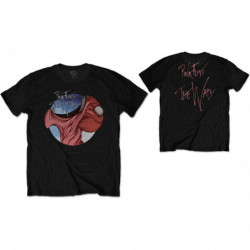 PINK FLOYD MEN'S TEE:THE WALL SWALLOW WITH BACK PRINT