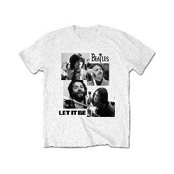 BEATLES (THE) - LET IT BE WHITE (T-SHIRT UNISEX TG. S)