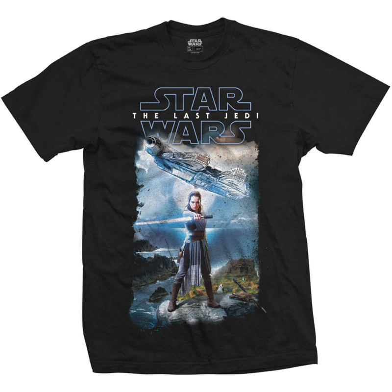 STAR WARS EPISODE VIII - FALCON COMPOSITE (T-SHIRT UNISEX TG. XL)