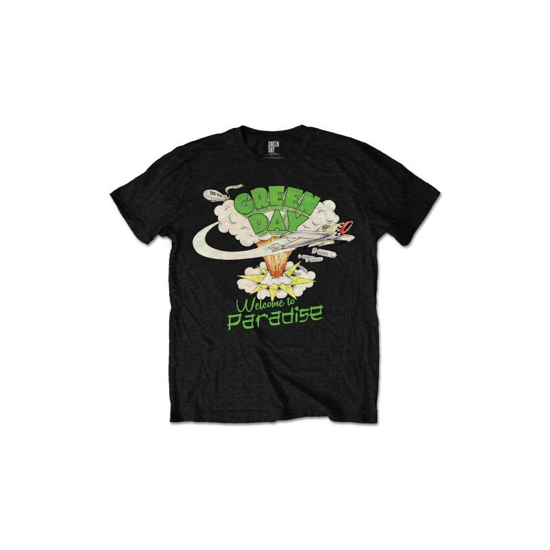 GREEN DAY - WELCOME TO PARADISE BLACK (T-SHIRT UNISEX TG. S)
