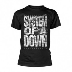 SYSTEM OF A DOWN DISTRESSED LOGO TS