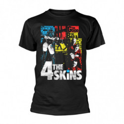 4 SKINS, THE THE GOOD THE BAD & THE 4 SKINS (BLACK) TS