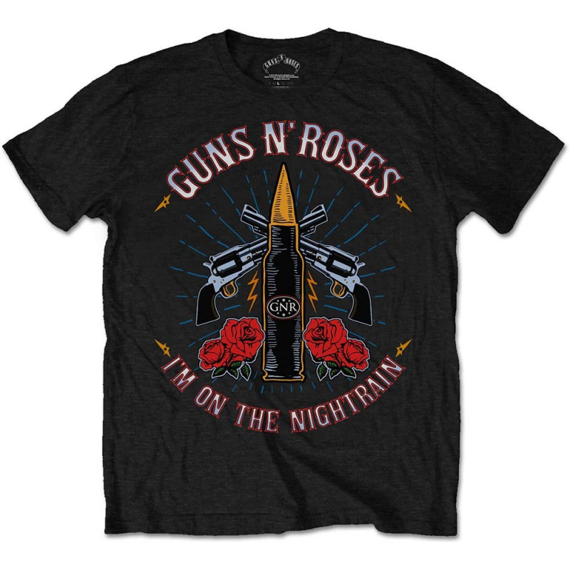 GUNS N' ROSES - NIGHT TRAIN (T-SHIRT UNISEX TG. S)