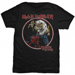 IRON MAIDEN - NUMBER OF THE BEAST VINTAGE (T-SHIRT UNISEX TG. L)
