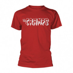 CRAMPS, THE LOGO - WHITE (RED)