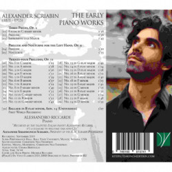 SCRIABIN: THE EARLY PIANO...