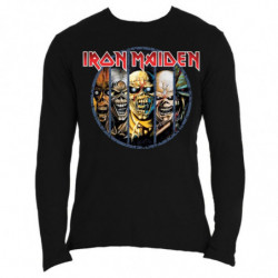 IRON MAIDEN - EDDIE EVOLUTION (T-SHIRT MANICA LUNGA UNISEX TG. M)