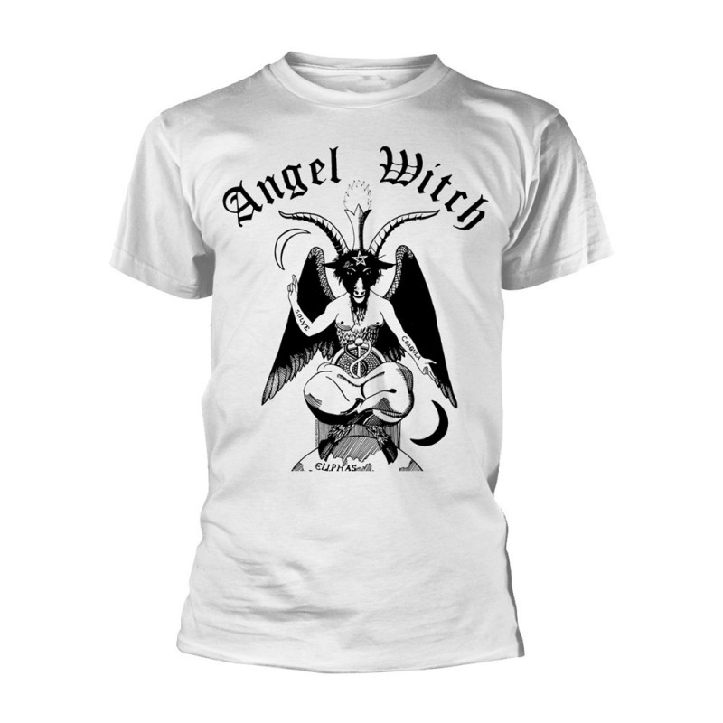 ANGEL WITCH BAPHOMET (WHITE) TS