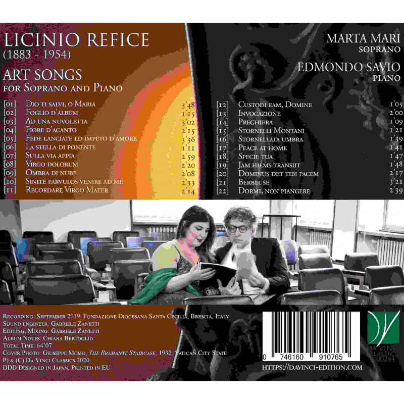 RECIFE: ART SONGS, FOR SOPRANO AND PIANO