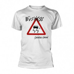 BUSINESS, THE DRINKIN + DRIVIN (WHITE) TS
