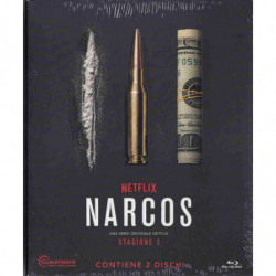 NARCOS STAGIONE 3 SPECIAL ED SLIPCASE BLU RAY DISC