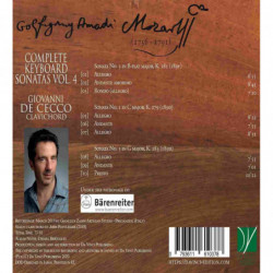 MOZART: COMPLETE KEYBOARD SONATAS VOL. 4