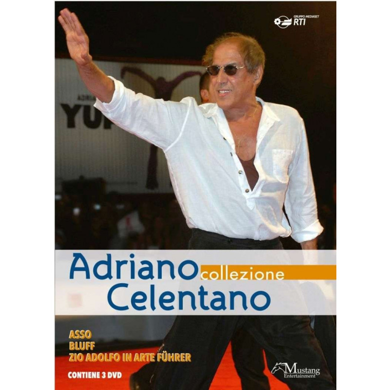 COF. CELENTANO - 3 DVD  (ASSO-BLUFF-ZIO ADOLFO IN ARTE FUHRER)