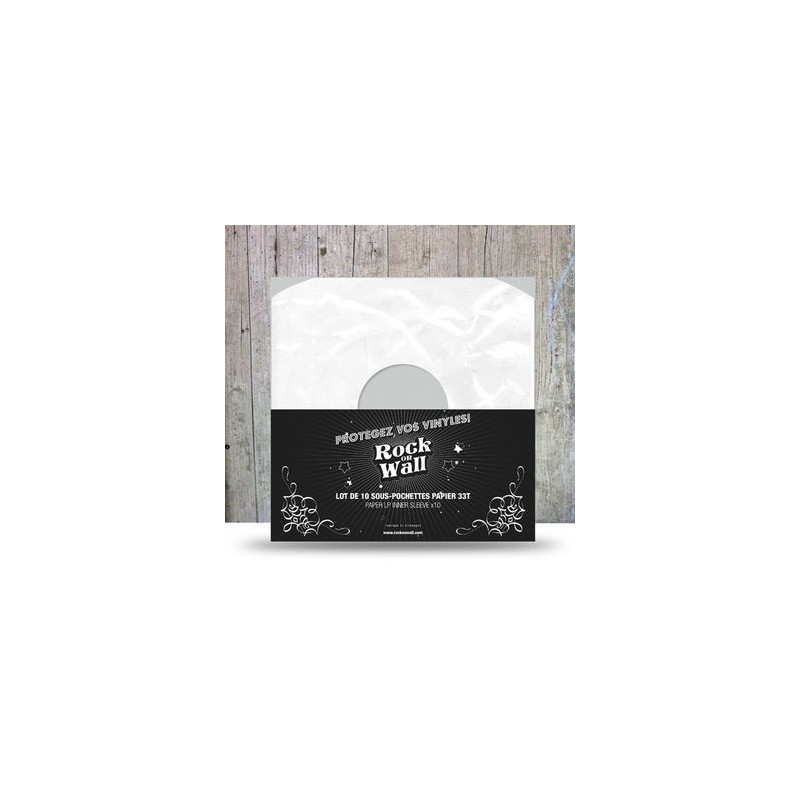 BUSTE DI CARTA PER VINILE (BIANCO) (10PZ)