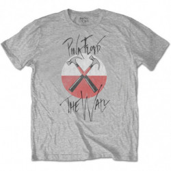 PINK FLOYD - THE WALL FADED HAMMERS LOGO (T-SHIRT UNISEX TG. S)