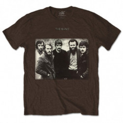 THE BAND MEN'S TEE: GROUP PHOTO (MEDIUM) BROWN MENS TEE