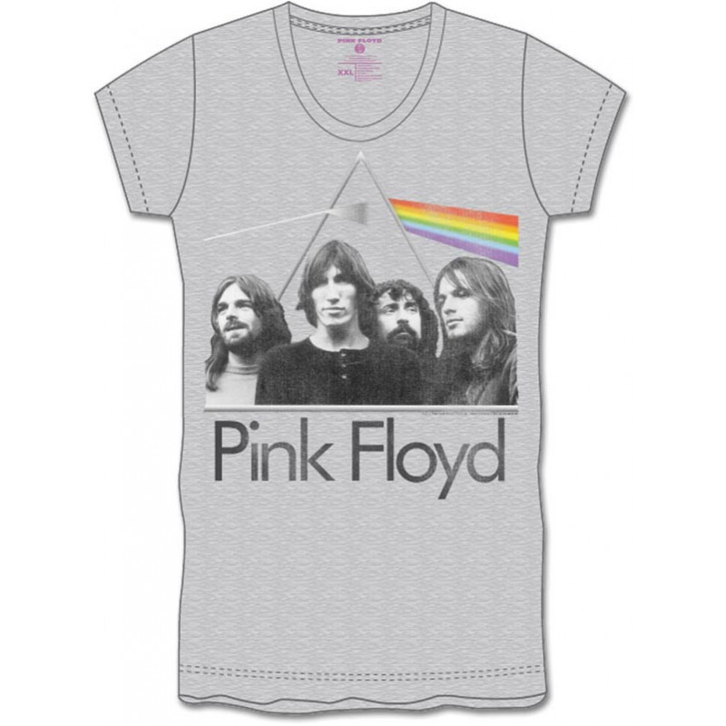 PINK FLOYD - BAND IN PRISM GREY (DONNA TG. XL)