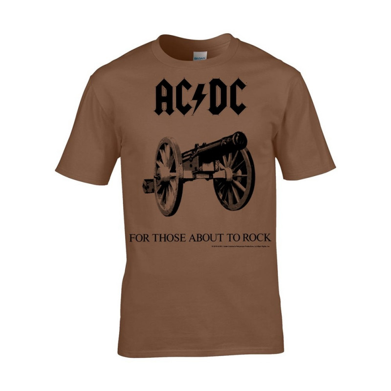 AC/DC FOR THOSE ABOUT TO ROCK (BROWN)