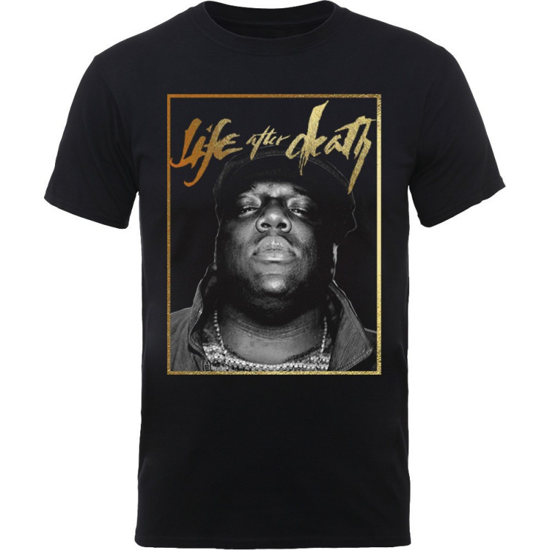 NOTORIOUS BIG - BIGGIE SMALLS - LIFE GOLD (T-SHIRT UNISEX TG. XL)