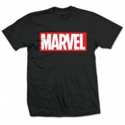 MARVEL: MARVEL BOX LOGO NERO (T-SHIRT UNISEX TG. 2XL)