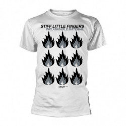 STIFF LITTLE FINGERS INFLAMMABLE MATERIAL (WHITE)