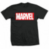 MARVEL COMICS MEN'S TEE: BOX LOGO (SMALL)