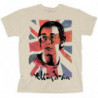 ELTON JOHN UNISEX TEE: UNION JACK (SMALL)