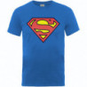 DC COMICS KID'S TEE: SUPERMAN SHIELD (7 - 8 YEARS (MEDIUM)) BLUE KIDS KID'S TEE