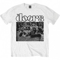 DOORS (THE) - JIM ON FLOOR WHITE (T-SHIRT UNISEX TG. M)