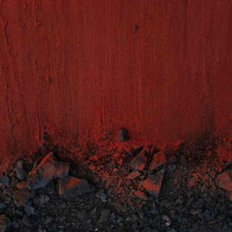 BLACK IN DEEP RED - RED & BLACK SPLATTER / SIDE B: ETCHING (NO AUDIO) 12" RSD2019