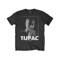 TUPAC - PRAYING GREY (T-SHIRT UNISEX TG. L)