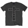 BLACK SABBATH SABBATH CROSS MENS CHARCOAL T SHIRT: SMALL